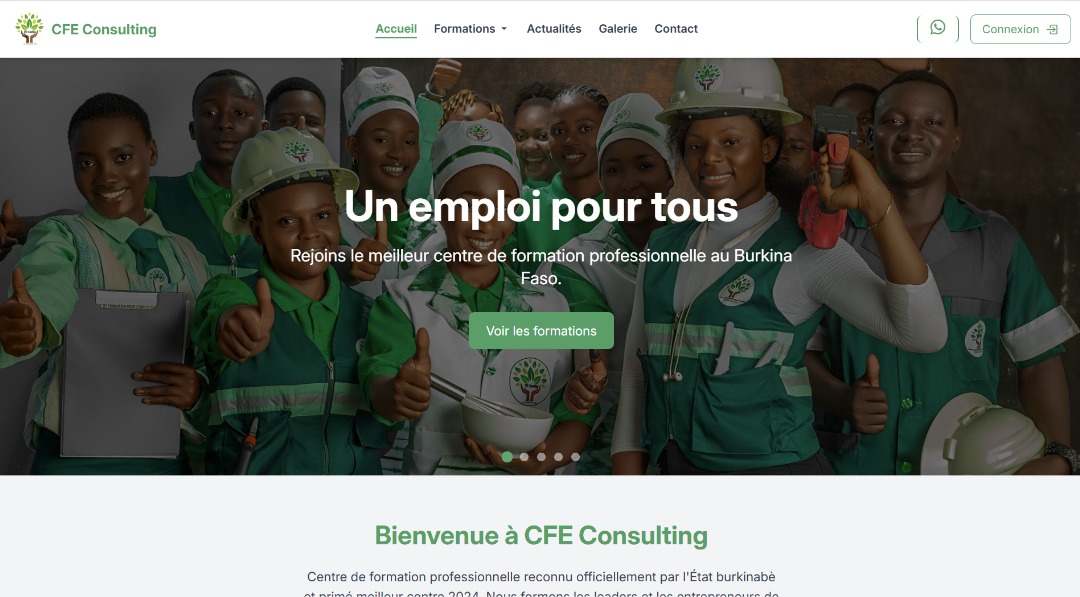 Application Web pour CFE Consulting